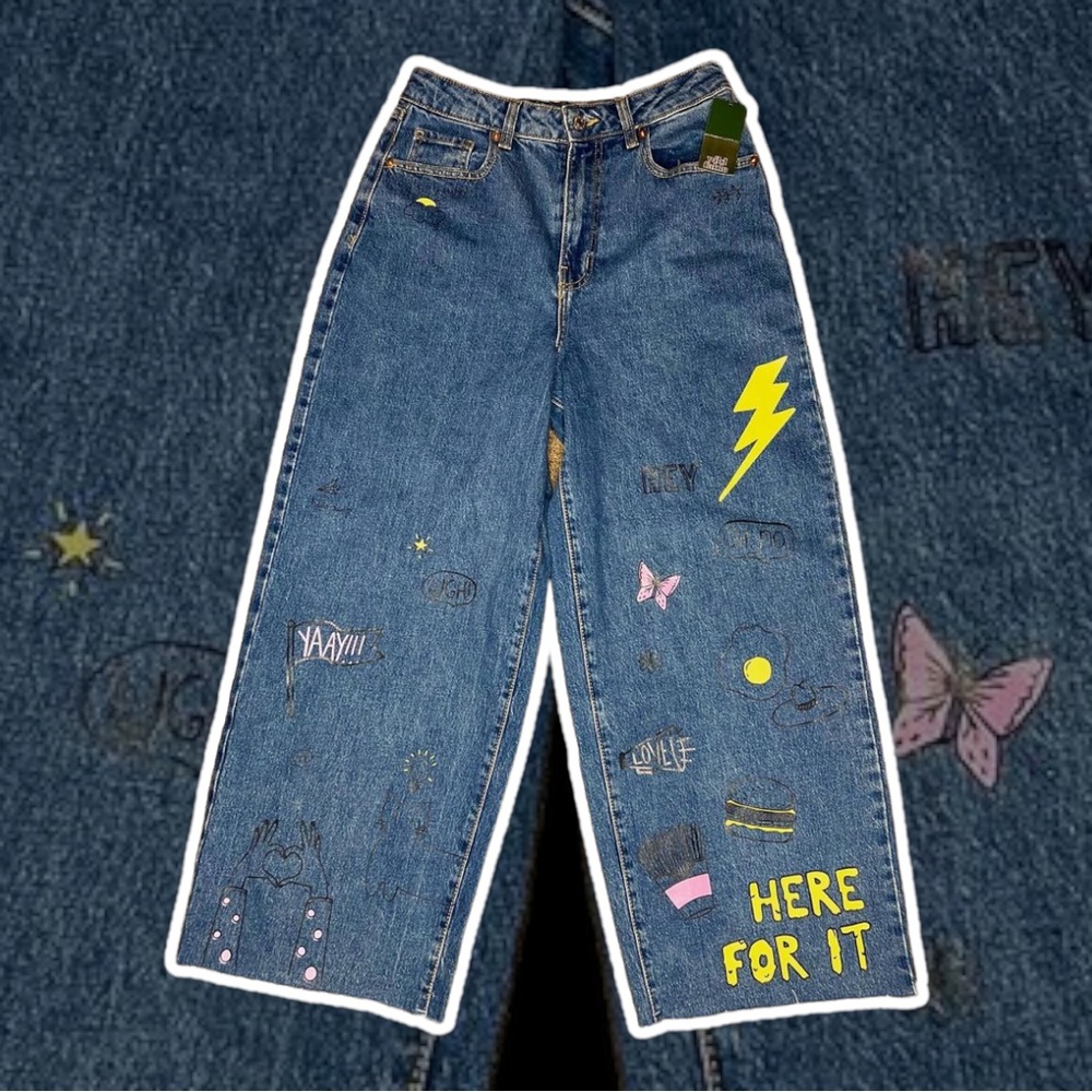 Pattern Jeans